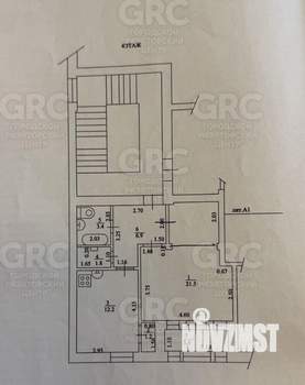 2-к квартира, вторичка, 54м2, 4/4 этаж