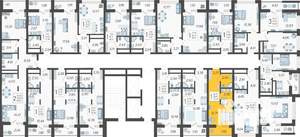 Студия квартира, вторичка, 23м2, 14/19 этаж