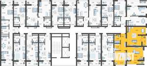 3-к квартира, вторичка, 66м2, 4/19 этаж