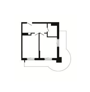 1-к квартира, вторичка, 57м2, 4/8 этаж