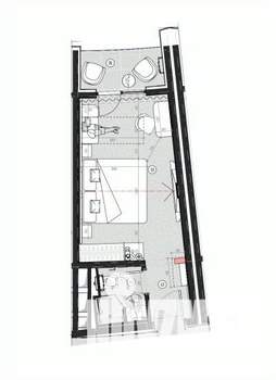 Студия квартира, вторичка, 23м2, 7/11 этаж
