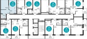 1-к квартира, вторичка, 38м2, 2/12 этаж