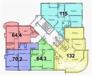 3-к квартира, вторичка, 114м2, 10/16 этаж