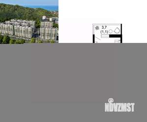 1-к квартира, вторичка, 21м2, 6/12 этаж