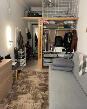 Студия квартира, вторичка, 16м2, 1/9 этаж