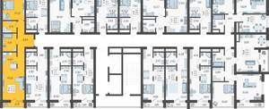2-к квартира, вторичка, 51м2, 5/19 этаж