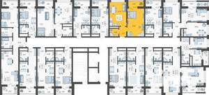 1-к квартира, вторичка, 38м2, 4/19 этаж