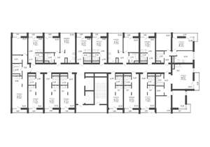 3-к квартира, строящийся дом, 66м2, 6/19 этаж