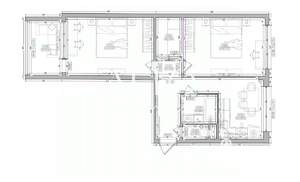 2-к квартира, вторичка, 51м2, 1/6 этаж