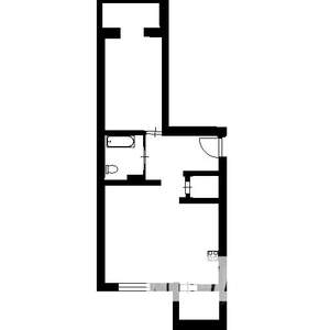 1-к квартира, вторичка, 40м2, 3/6 этаж