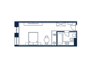 1-к квартира, вторичка, 33м2, 4/4 этаж