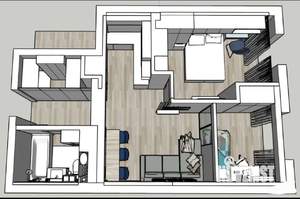 2-к квартира, вторичка, 49м2, 6/9 этаж