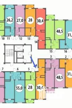 Студия квартира, вторичка, 31м2, 8/11 этаж