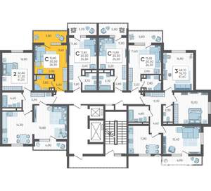 Студия квартира, вторичка, 26м2, 3/10 этаж