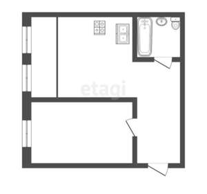 2-к квартира, вторичка, 42м2, 6/12 этаж