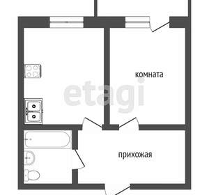 1-к квартира, вторичка, 29м2, 3/6 этаж