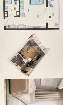 Студия квартира, вторичка, 26м2, 3/16 этаж