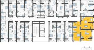 3-к квартира, вторичка, 66м2, 4/19 этаж