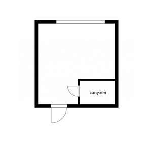 Студия квартира, вторичка, 23м2, 4/4 этаж