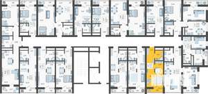Студия квартира, вторичка, 23м2, 13/19 этаж