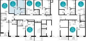 1-к квартира, вторичка, 33м2, 1/12 этаж