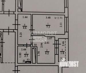 2-к квартира, вторичка, 22м2, 15/19 этаж