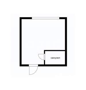 Студия квартира, вторичка, 23м2, 4/4 этаж