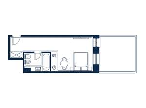 1-к квартира, строящийся дом, 29м2, 1/4 этаж