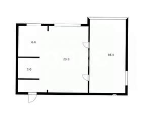 2-к квартира, вторичка, 50м2, 2/5 этаж