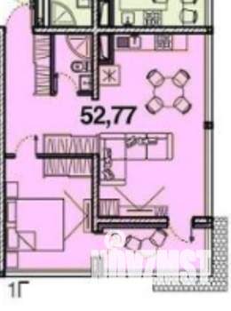 2-к квартира, вторичка, 53м2, 16/18 этаж