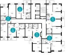2-к квартира, вторичка, 60м2, 2/17 этаж