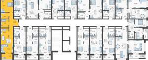 2-к квартира, вторичка, 51м2, 15/19 этаж