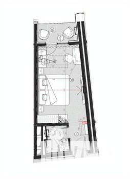 Студия квартира, вторичка, 20м2, 1/11 этаж