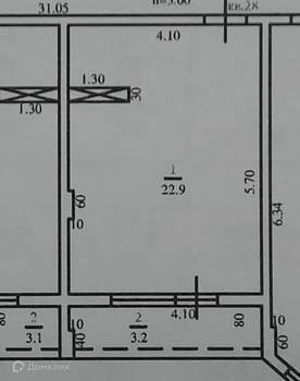 Студия квартира, вторичка, 26м2, 2/4 этаж