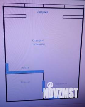 Студия квартира, вторичка, 32м2, 2/3 этаж