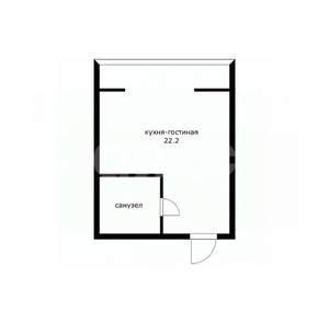 Студия квартира, вторичка, 22м2, 4/4 этаж