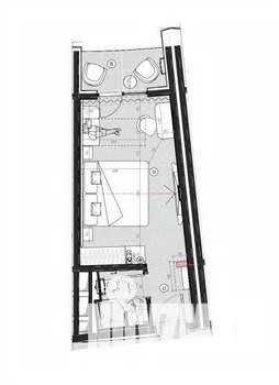 Студия квартира, вторичка, 20м2, 6/11 этаж