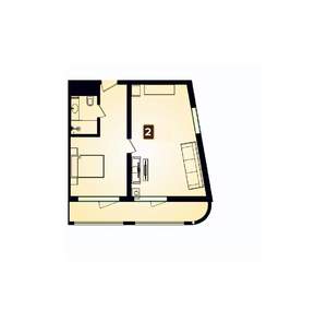 1-к квартира, вторичка, 58м2, 5/8 этаж