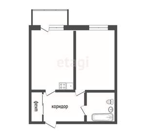 1-к квартира, вторичка, 38м2, 10/10 этаж