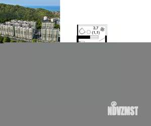 1-к квартира, вторичка, 21м2, 12/12 этаж