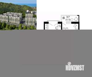 1-к квартира, вторичка, 33м2, 12/12 этаж