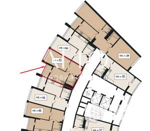 1-к квартира, вторичка, 36м2, 2/9 этаж