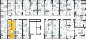 Студия квартира, вторичка, 23м2, 11/19 этаж