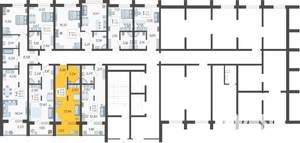 Студия квартира, вторичка, 24м2, 1/19 этаж