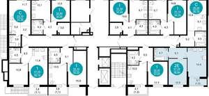 1-к квартира, вторичка, 39м2, 1/17 этаж