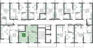 1-к квартира, вторичка, 34м2, 10/12 этаж