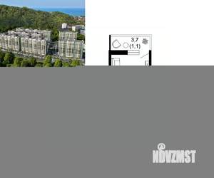 1-к квартира, вторичка, 21м2, 8/12 этаж