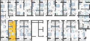 Студия квартира, вторичка, 23м2, 13/19 этаж