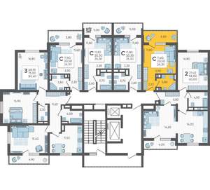 Студия квартира, вторичка, 26м2, 2/16 этаж