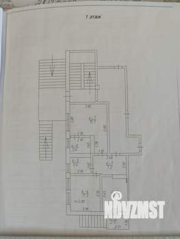 2-к квартира, вторичка, 52м2, 1/4 этаж
